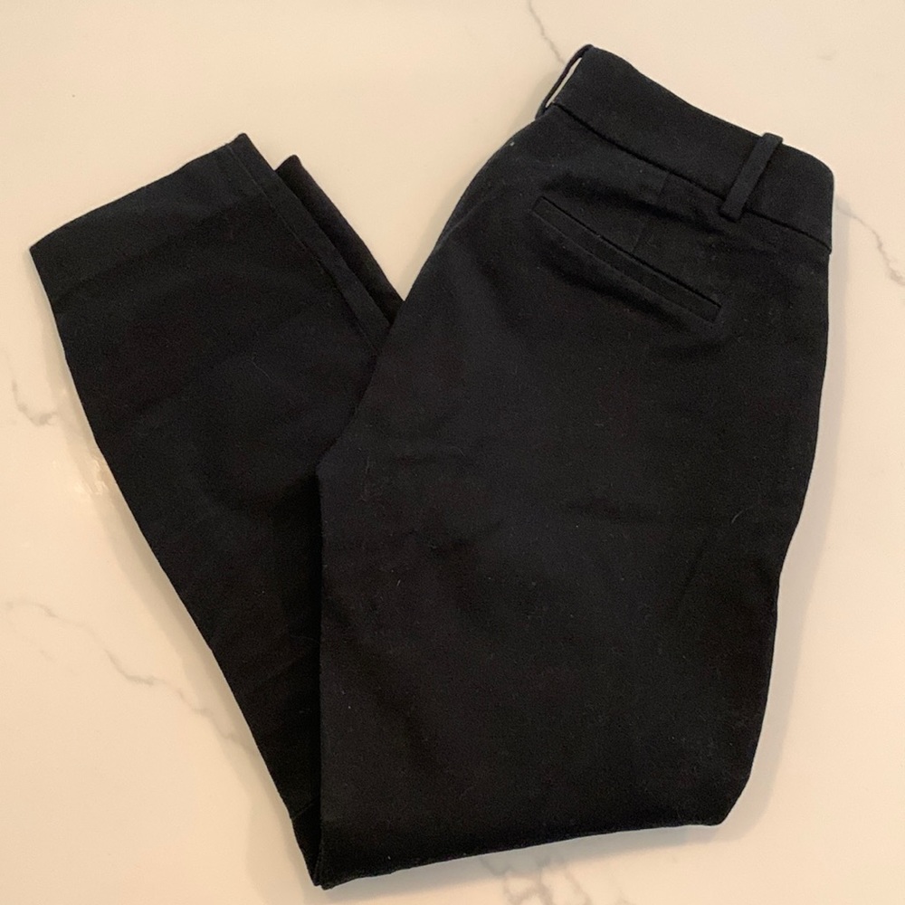 J Crew cropped black pants